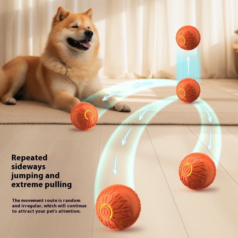 Pets Electric Jumping Ball Automatic Dog-teasing Luminous Pet Products Pets Dogs Training Products Ball Toys For Dogs Resistance | Luxury Home Accessories | Heulog Glow