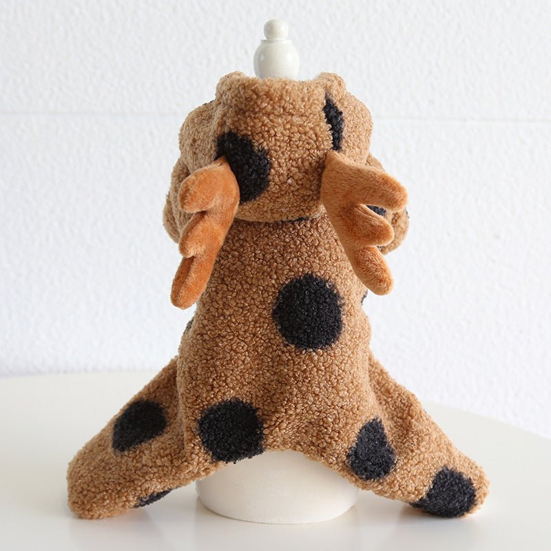 Petstyle Big Polka Dot Elk Couple Clothes Cat Clothing Pet Dog Clothes | Luxury Home Accessories | Heulog Glow