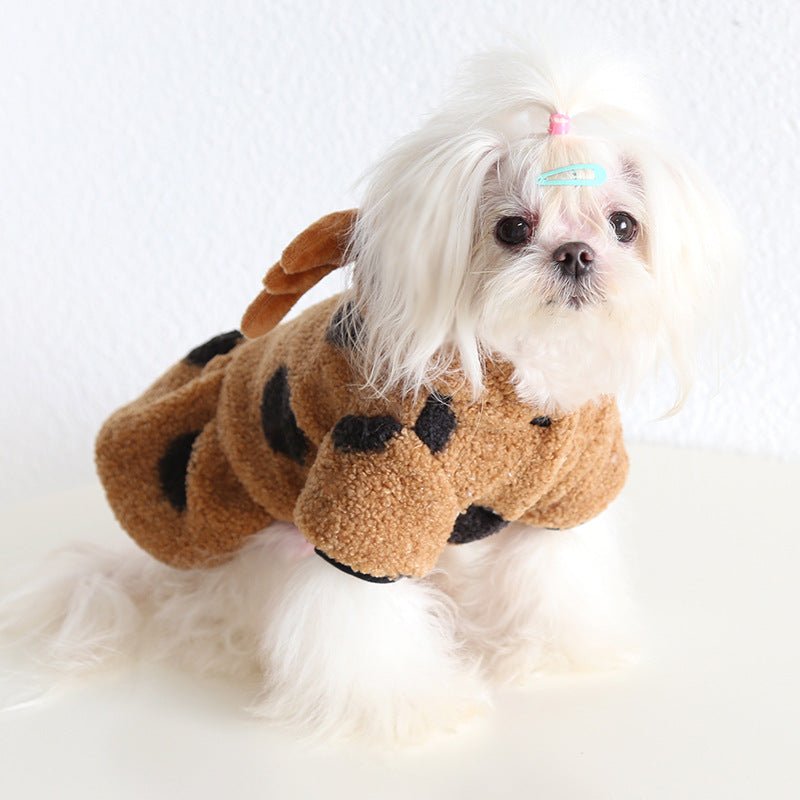 Petstyle Big Polka Dot Elk Couple Clothes Cat Clothing Pet Dog Clothes | Luxury Home Accessories | Heulog Glow