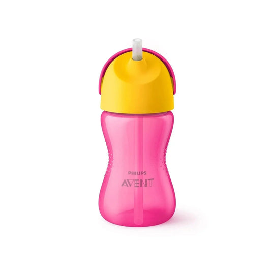 Philips Avent Training Cup with Straw 12+ months 300 ml - Pink | Luxury Home Accessories | Heulog Glow