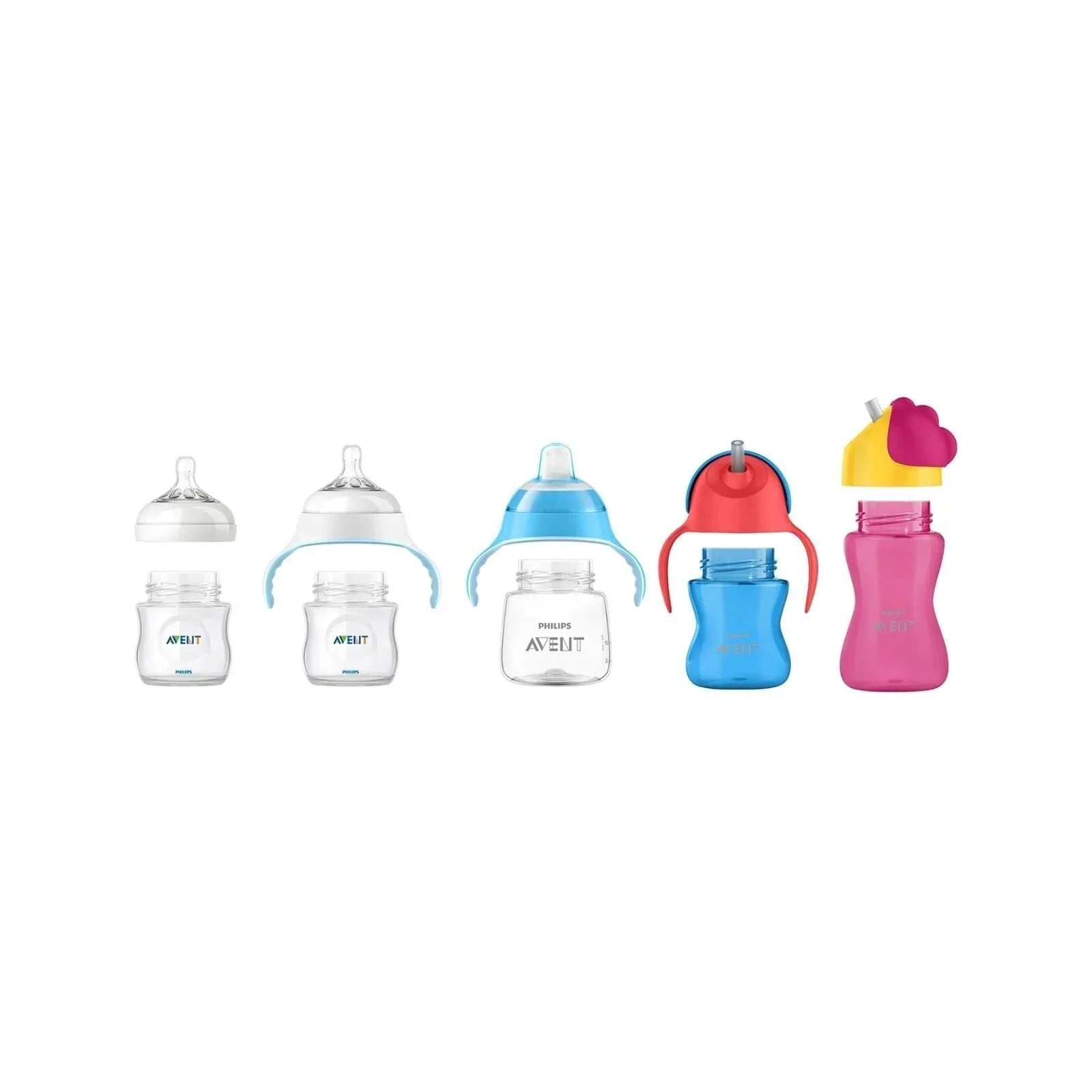 Philips Avent Training Cup with Straw 12+ months 300 ml - Pink | Luxury Home Accessories | Heulog Glow