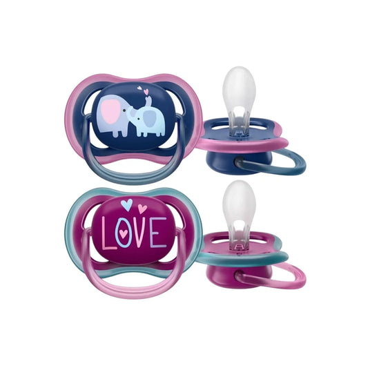Philips Avent Ultra Air Soother 18+ months Pack of 2 | Luxury Home Accessories | Heulog Glow