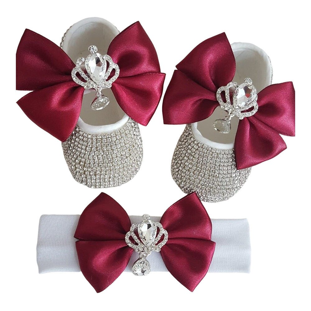 Photography Props And Headband Baby Toddler Shoes Soft Sole Suit | Luxury Home Accessories | Heulog Glow