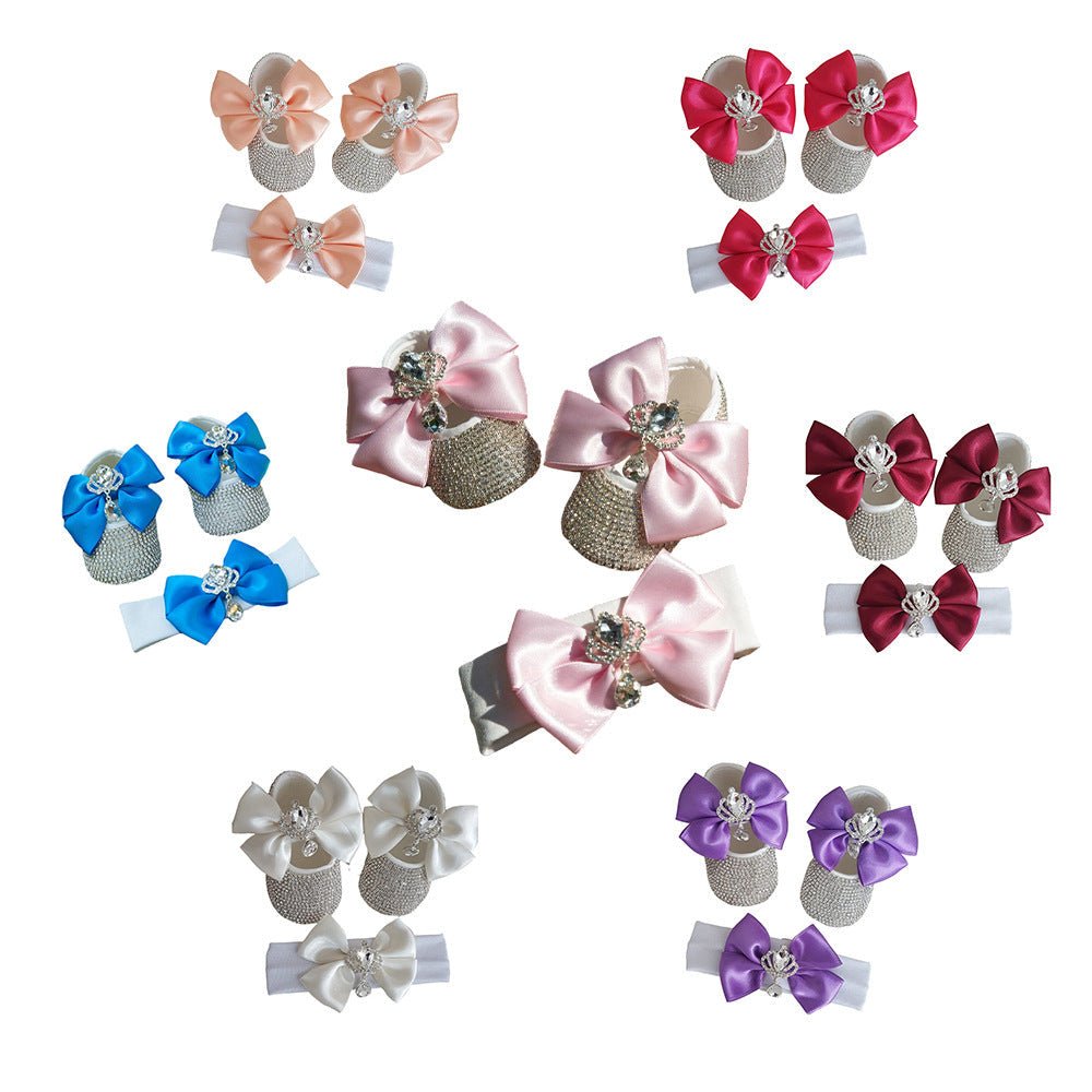 Photography Props And Headband Baby Toddler Shoes Soft Sole Suit | Luxury Home Accessories | Heulog Glow