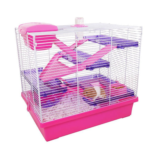 Pico XL Hamster Cage - Pink | Luxury Home Accessories | Heulog Glow
