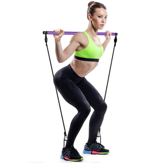 Pilates Bar, Yoga Bar, Fitness Body, Yoga, Slimming, Pilates Bar, Tension Bar, Multifunctional Abdomen And Chest Expander | Luxury Home Accessories | Heulog Glow