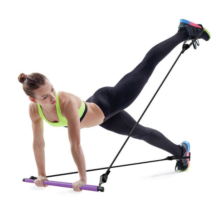 Pilates Bar, Yoga Bar, Fitness Body, Yoga, Slimming, Pilates Bar, Tension Bar, Multifunctional Abdomen And Chest Expander | Luxury Home Accessories | Heulog Glow