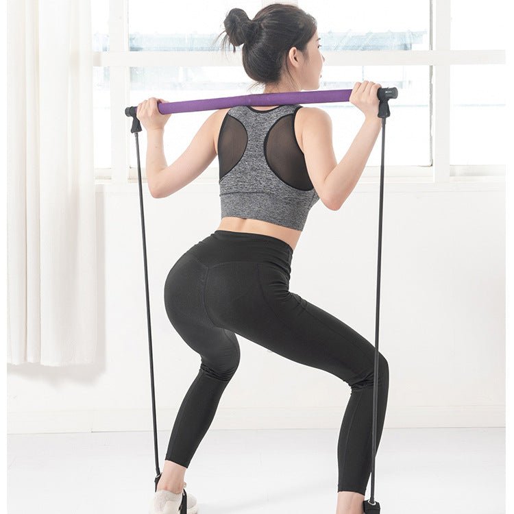 Pilates Bar, Yoga Bar, Fitness Body, Yoga, Slimming, Pilates Bar, Tension Bar, Multifunctional Abdomen And Chest Expander | Luxury Home Accessories | Heulog Glow