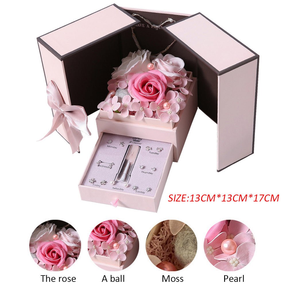 Pink Lamp Gift Box Christmas Valentine's Day Creative Gift | Luxury Home Accessories | Heulog Glow