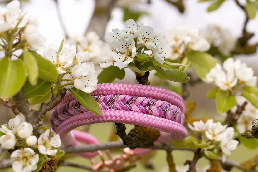 Pink Peony - Handmade Luxe Dog Collar | Luxury Home Accessories | Heulog Glow