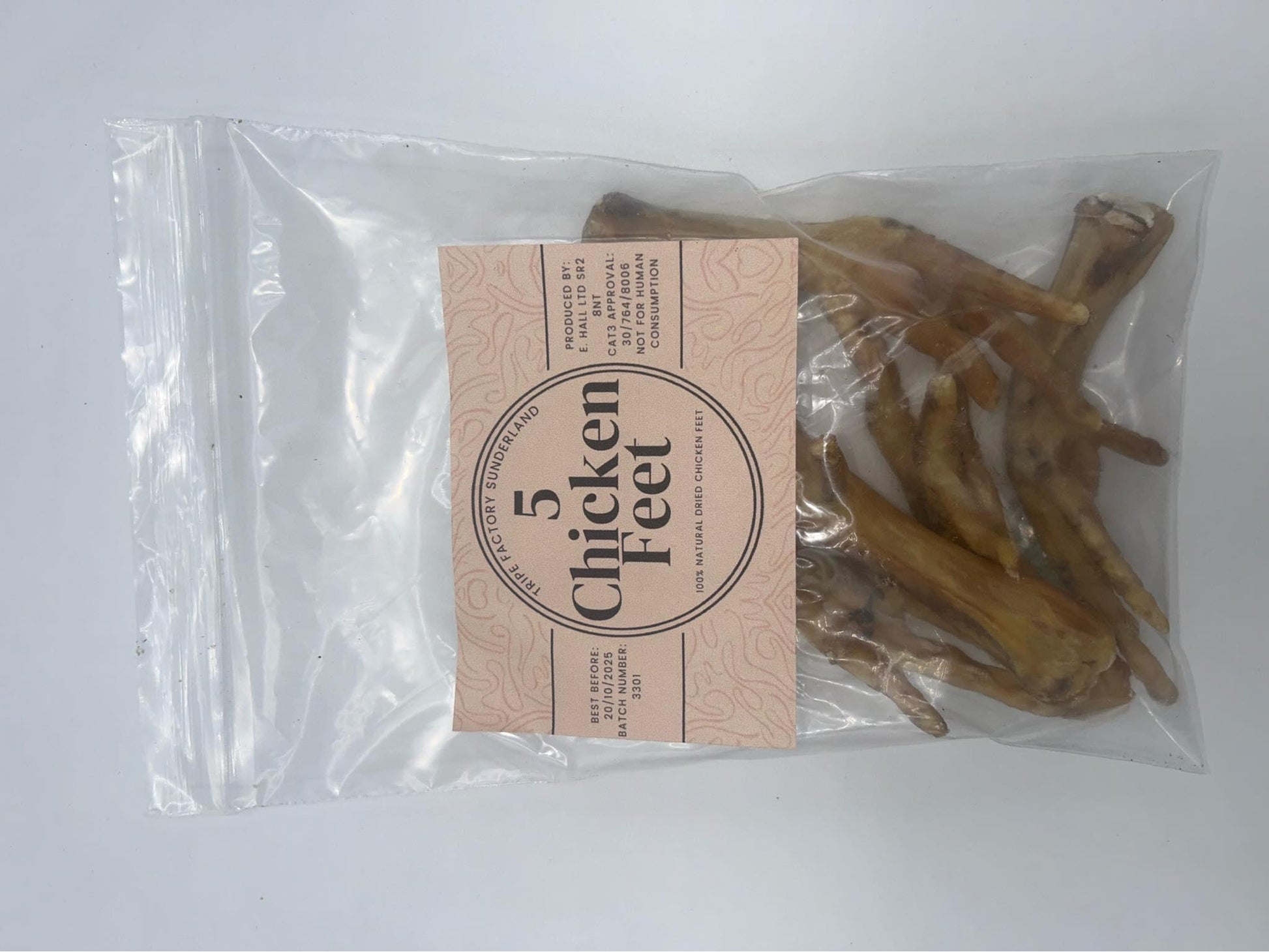 Pizzle (7 Inch) - Tripefactory Sunderland - Natural Dried Dog Treats | Luxury Home Accessories | Heulog Glow