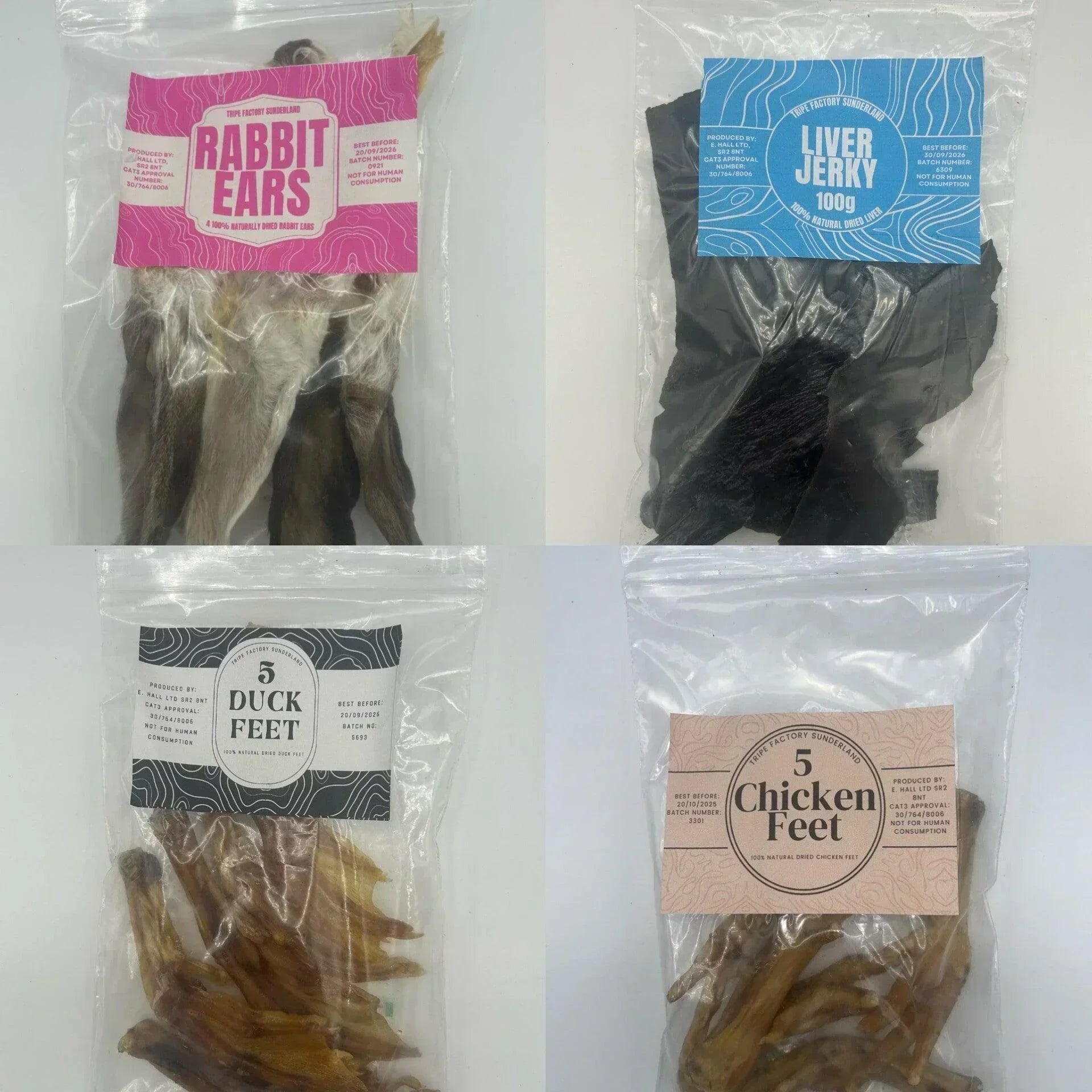 Pizzle (7 Inch) - Tripefactory Sunderland - Natural Dried Dog Treats | Luxury Home Accessories | Heulog Glow