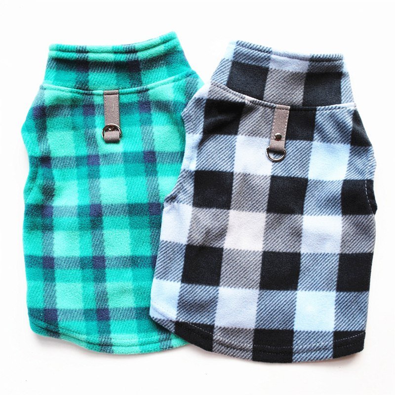 Plaid print pet clothes | Luxury Home Accessories | Heulog Glow