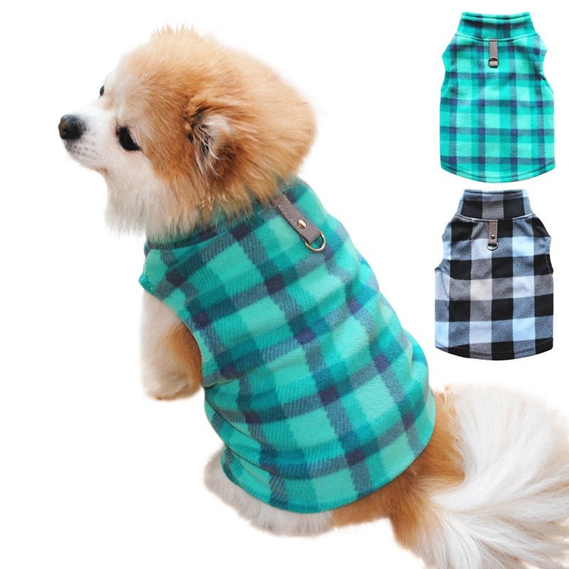 Plaid print pet clothes | Luxury Home Accessories | Heulog Glow