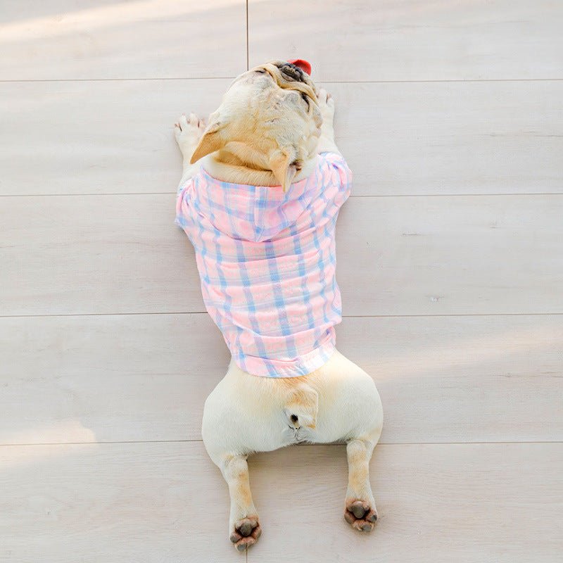 Plaid Teddy Fadou Schnauzer Clothes | Luxury Home Accessories | Heulog Glow