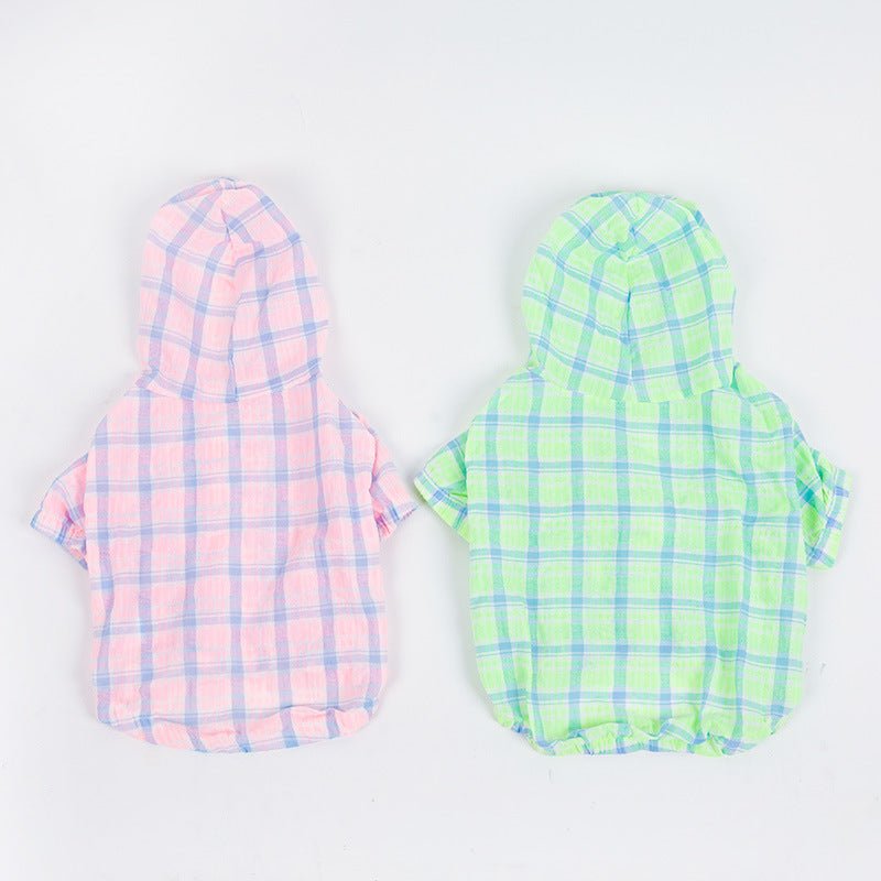 Plaid Teddy Fadou Schnauzer Clothes | Luxury Home Accessories | Heulog Glow