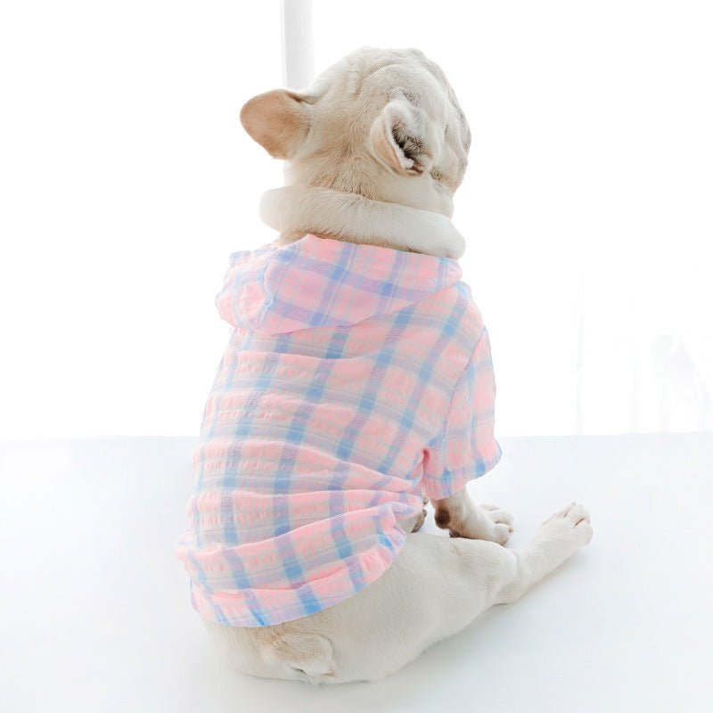 Plaid Teddy Fadou Schnauzer Clothes | Luxury Home Accessories | Heulog Glow