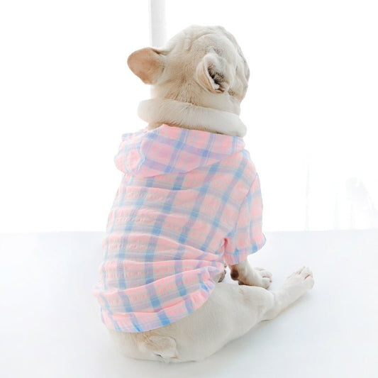 Plaid Teddy Fadou Schnauzer Clothes | Luxury Home Accessories | Heulog Glow