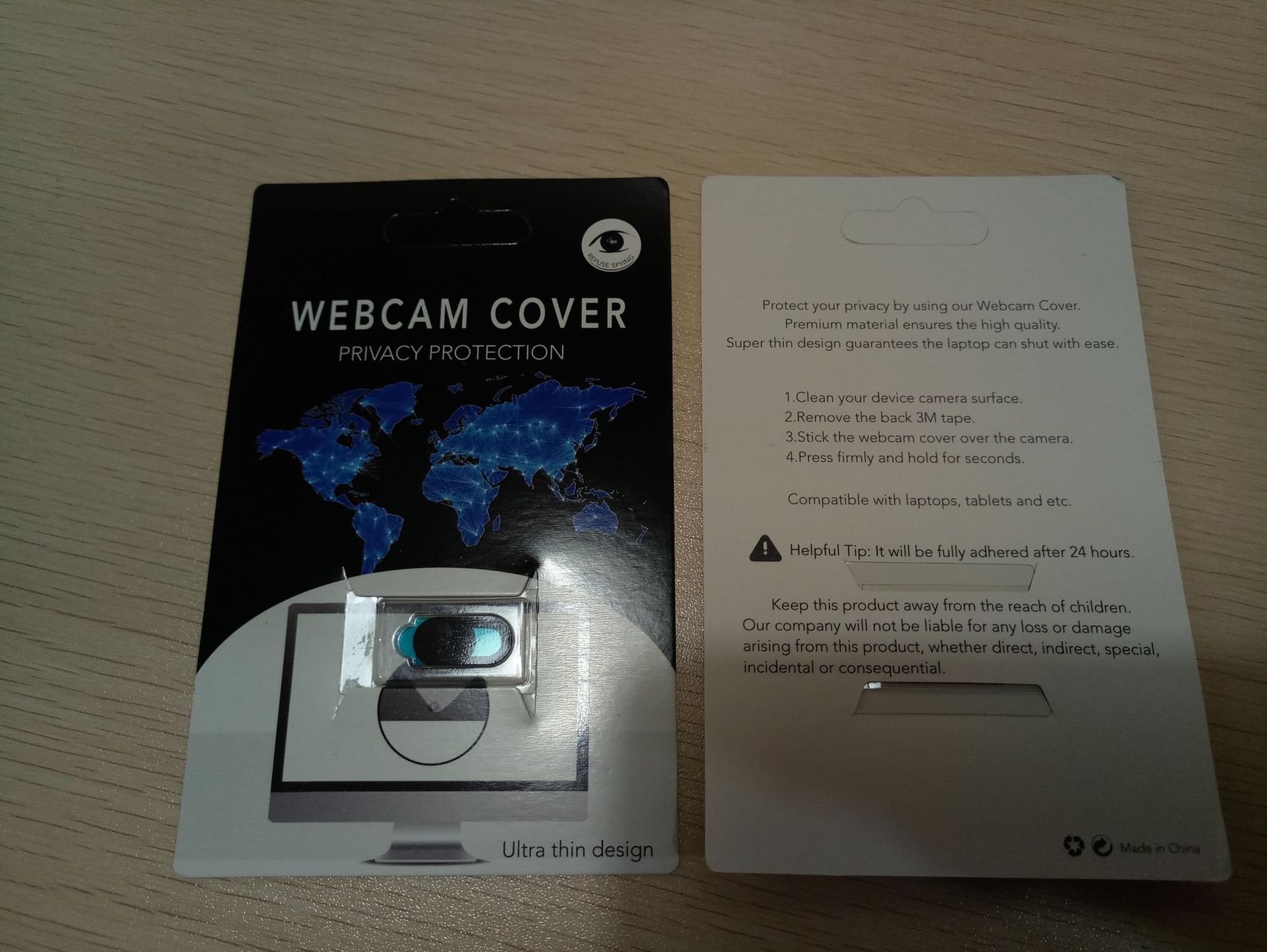 Plastic camera screen, laptop tablet computer mobile phone anti hacker peeping protection cover | Luxury Home Accessories | Heulog Glow