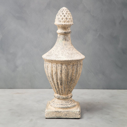 Plato Light Stone Effect Urn | Luxury Home Accessories | Heulog Glow
