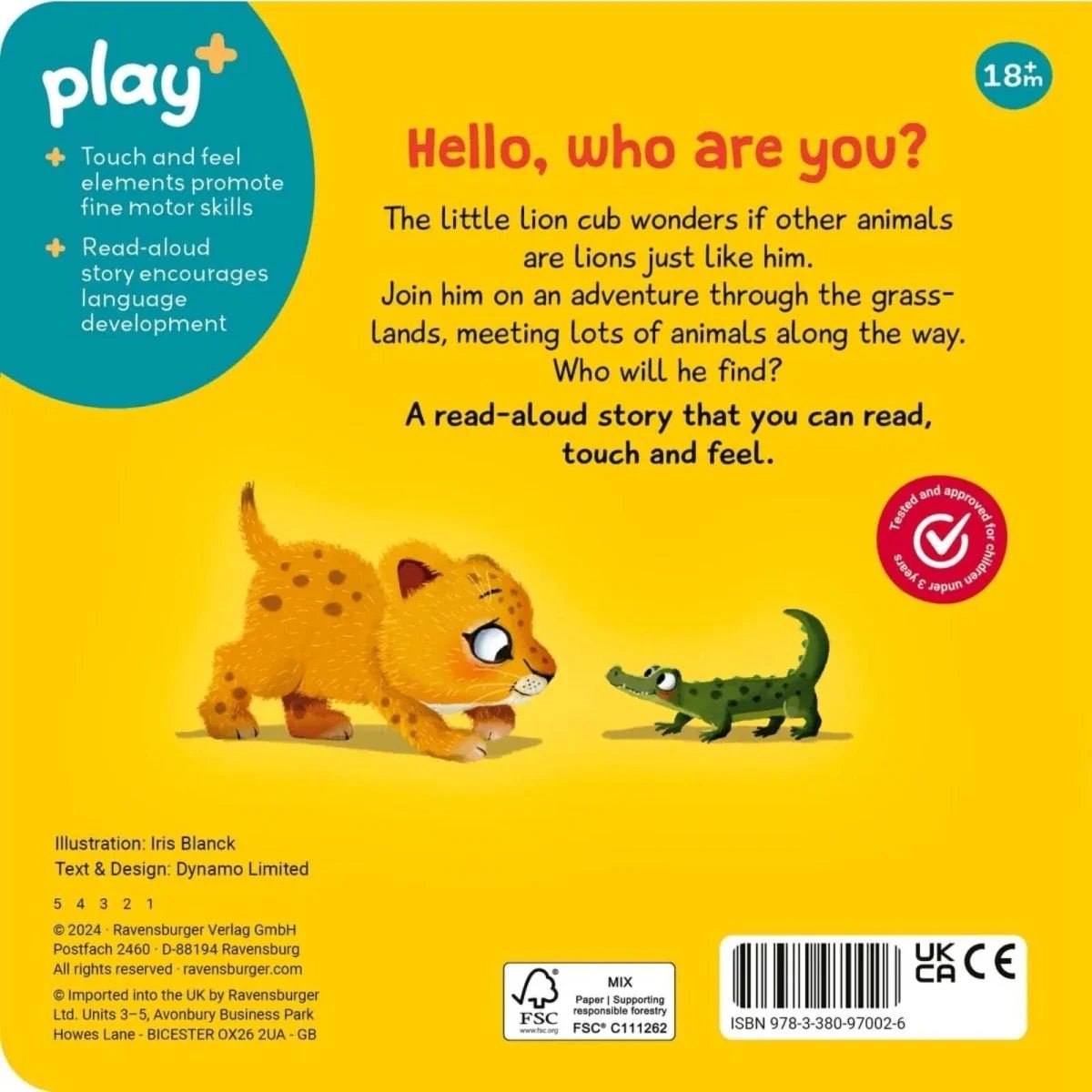 Play+ Are You a Lion Like Me? Book | Luxury Home Accessories | Heulog Glow