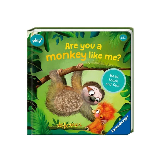 Play+ Are You a Monkey Like Me? Book | Luxury Home Accessories | Heulog Glow