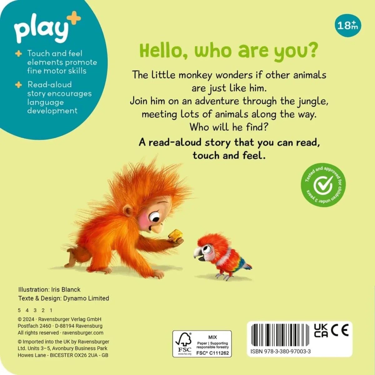 Play+ Are You a Monkey Like Me? Book | Luxury Home Accessories | Heulog Glow