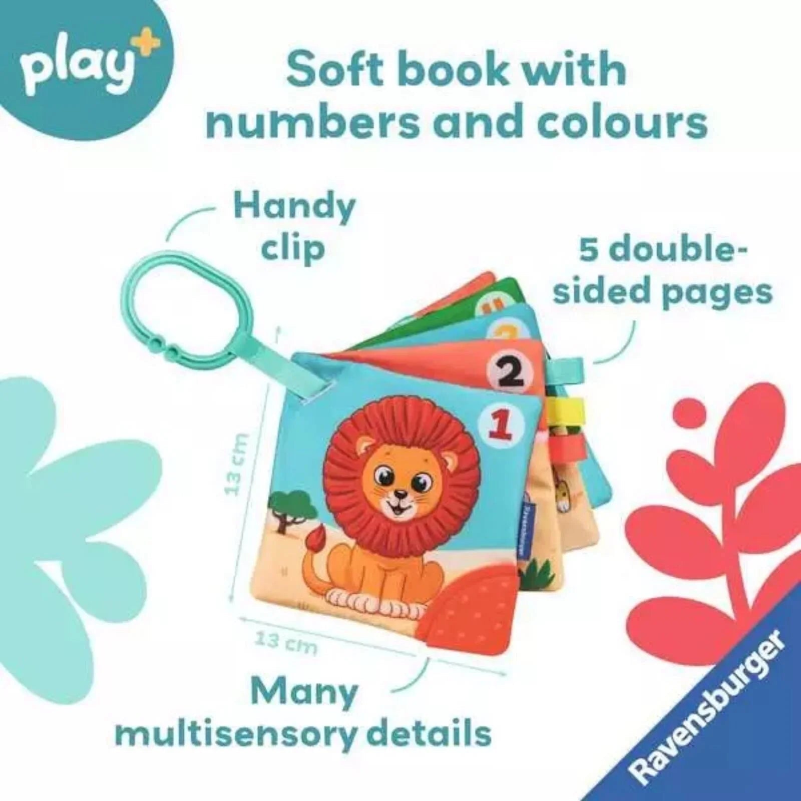 Play+ My First Book Numbers & Colours | Luxury Home Accessories | Heulog Glow