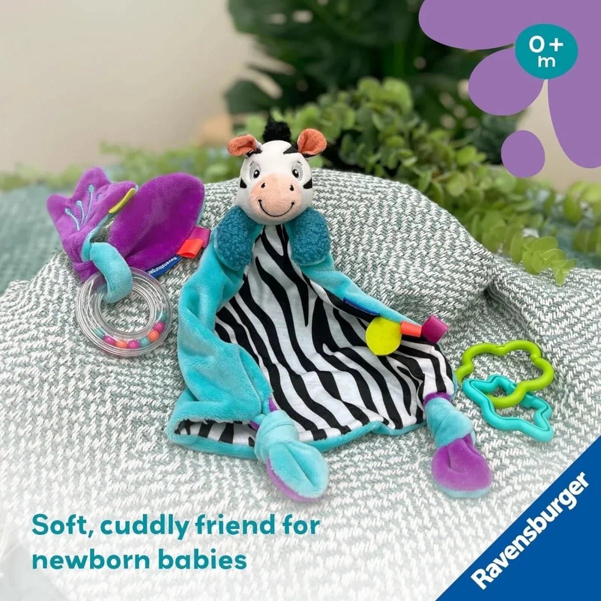 Play+ My First Snuggle Friend - Zebra | Luxury Home Accessories | Heulog Glow