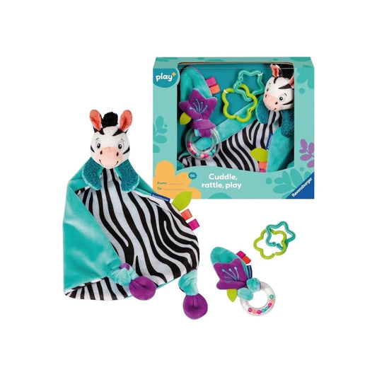 Play+ My First Snuggle Friend - Zebra | Luxury Home Accessories | Heulog Glow