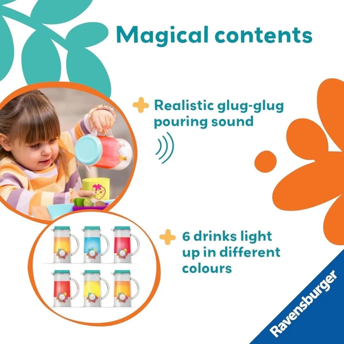 Play+ Pretend Play Set - Fresh Drinks | Luxury Home Accessories | Heulog Glow