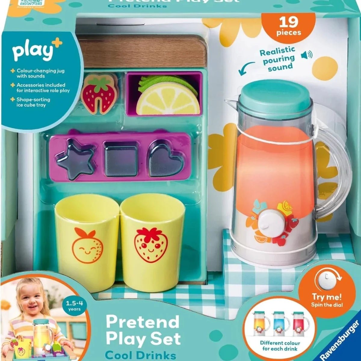 Play+ Pretend Play Set - Fresh Drinks | Luxury Home Accessories | Heulog Glow