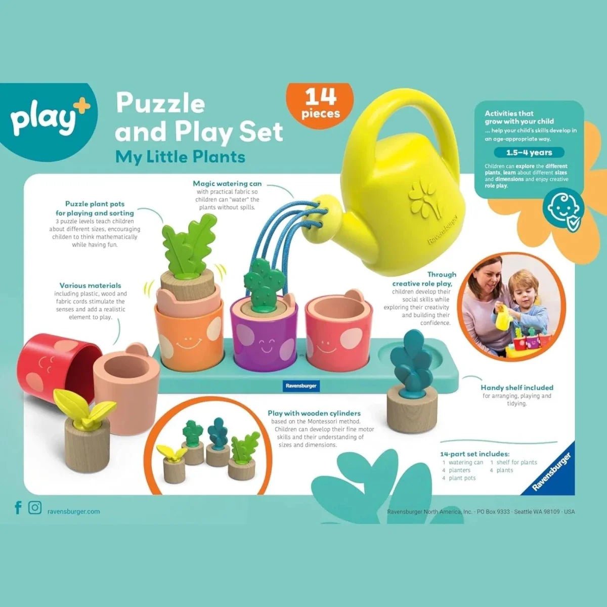 Play+ Pretend Play Set - My Little Plants | Luxury Home Accessories | Heulog Glow