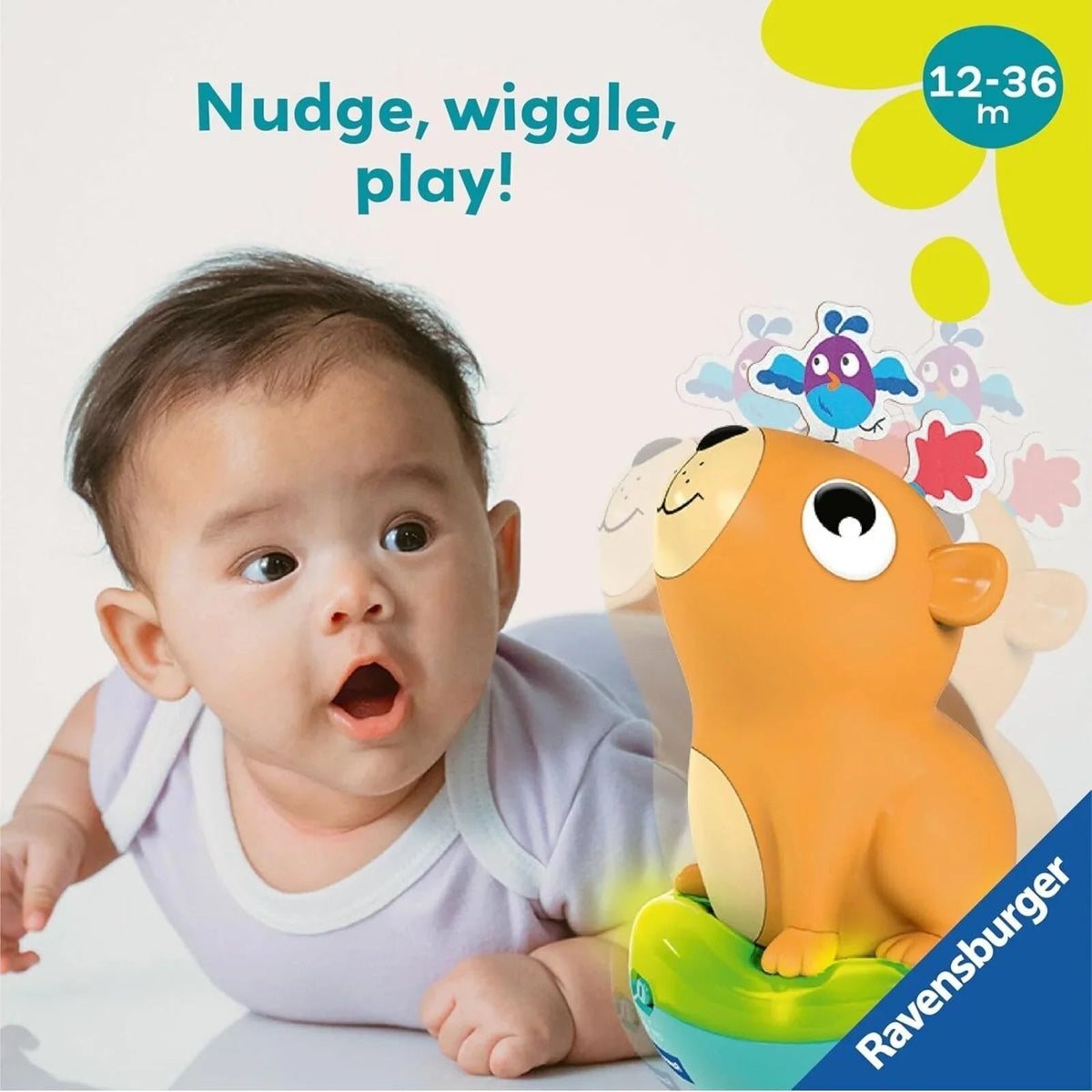 Play+ Push & Listen Roly Poly Capybara | Luxury Home Accessories | Heulog Glow