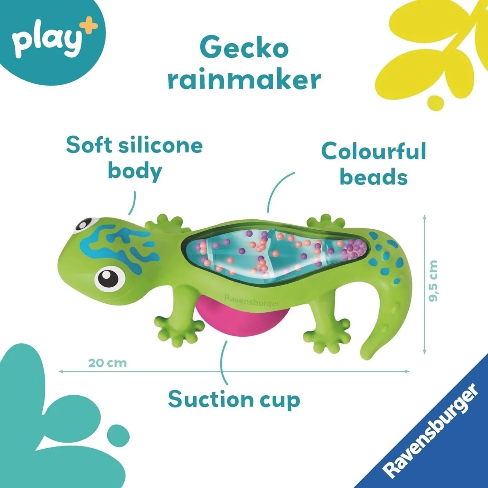 Play+ Rainmaker Gecko | Luxury Home Accessories | Heulog Glow