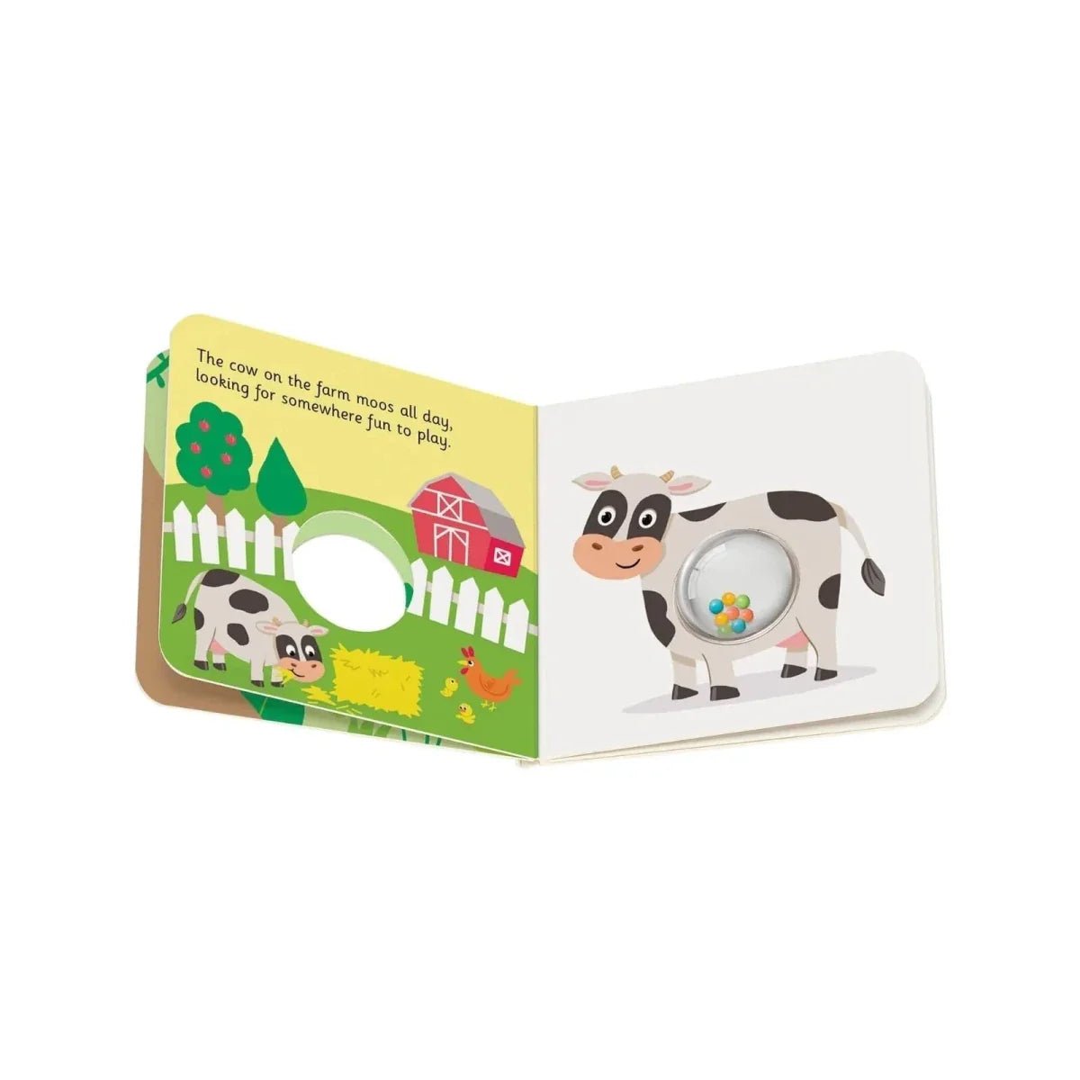 Play+ Ready Steady Shake Rattle Book - First Animals | Luxury Home Accessories | Heulog Glow