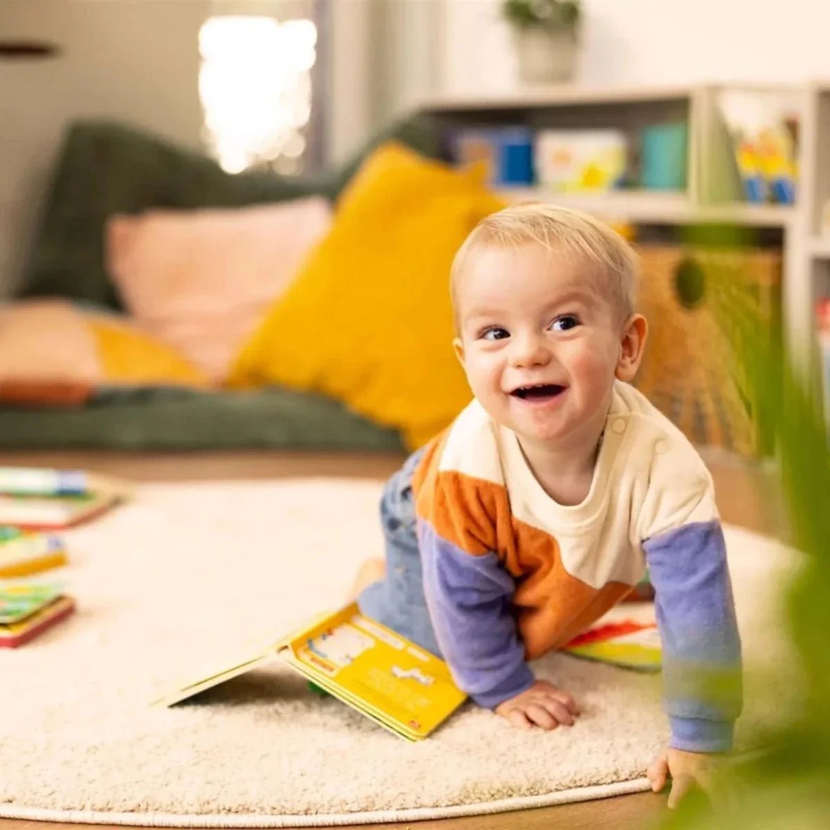 Play+ Ready Steady Shake Rattle Book - First Animals | Luxury Home Accessories | Heulog Glow
