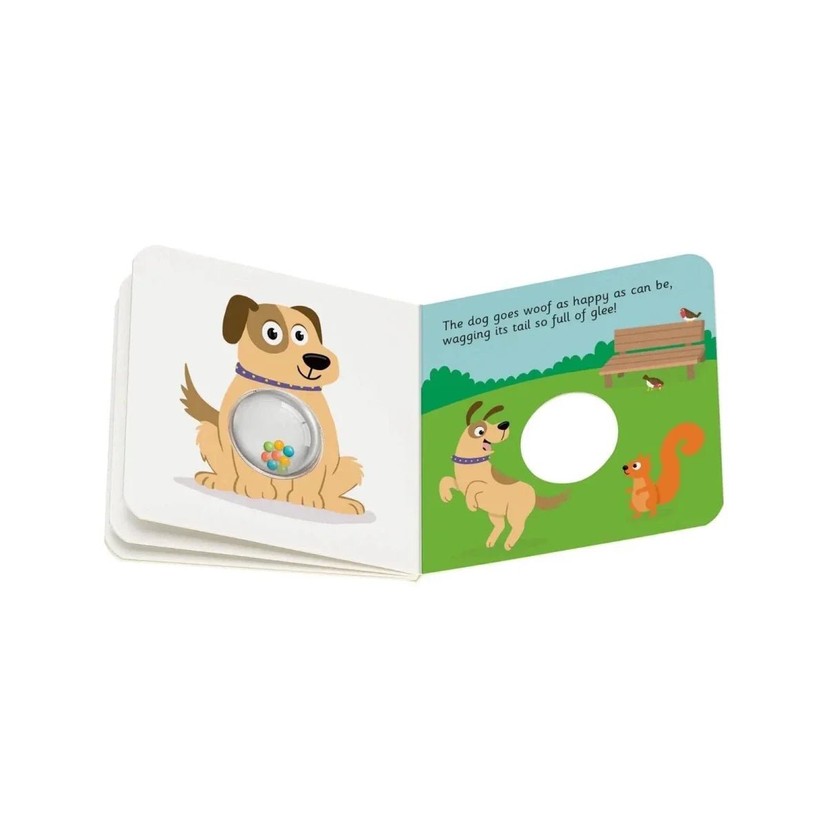 Play+ Ready Steady Shake Rattle Book - First Animals | Luxury Home Accessories | Heulog Glow