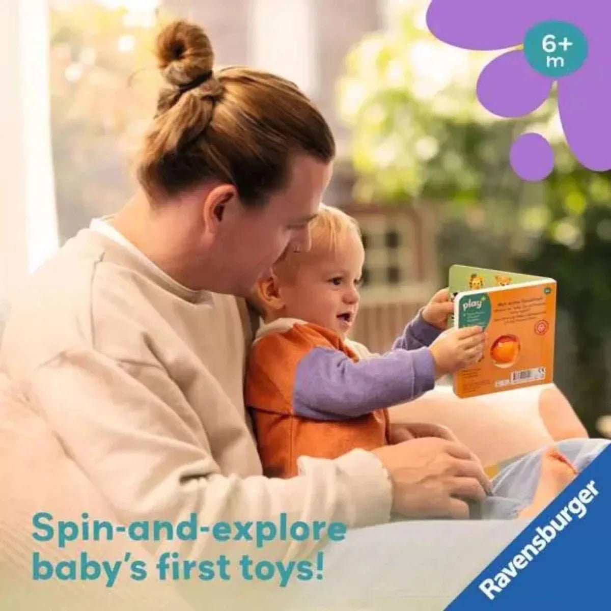 Play+ Ready Steady Shake Rattle Book - First Toy | Luxury Home Accessories | Heulog Glow