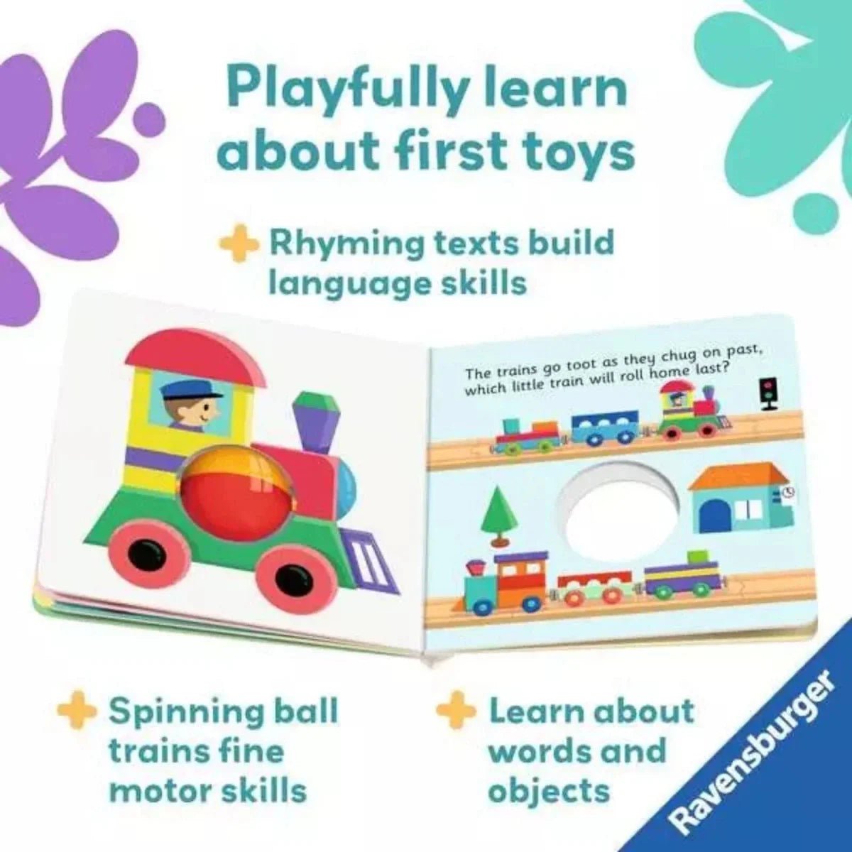 Play+ Ready Steady Shake Rattle Book - First Toy | Luxury Home Accessories | Heulog Glow