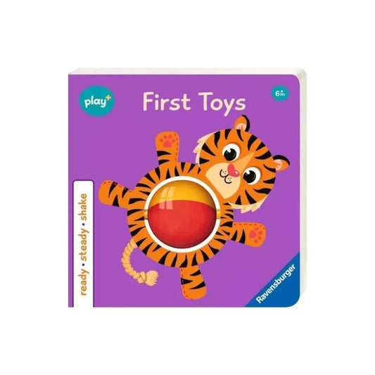 Play+ Ready Steady Shake Rattle Book - First Toy | Luxury Home Accessories | Heulog Glow