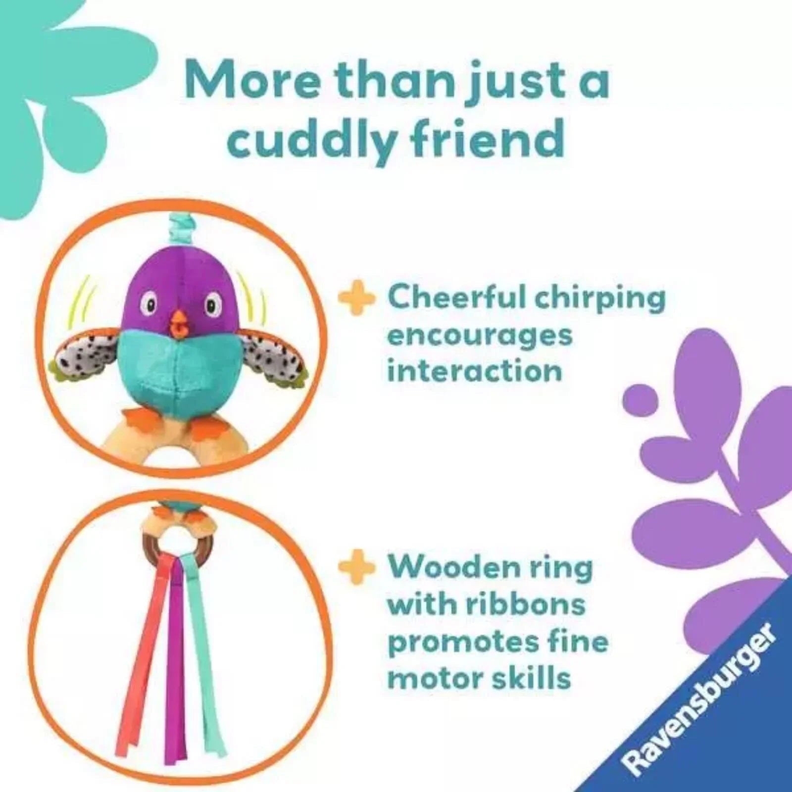 Play+ Shake & Chirp Bird | Luxury Home Accessories | Heulog Glow