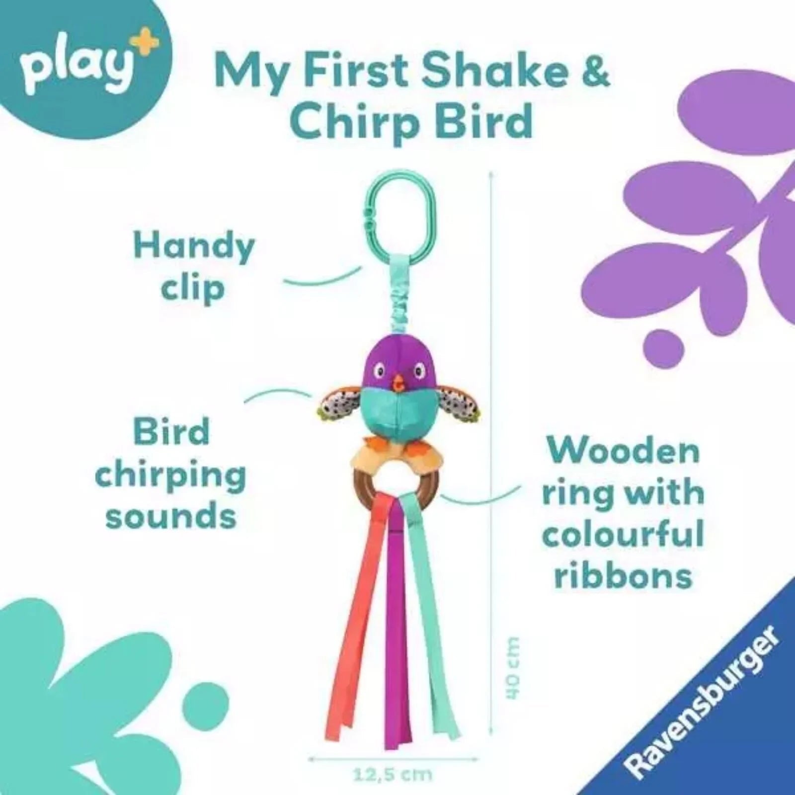 Play+ Shake & Chirp Bird | Luxury Home Accessories | Heulog Glow