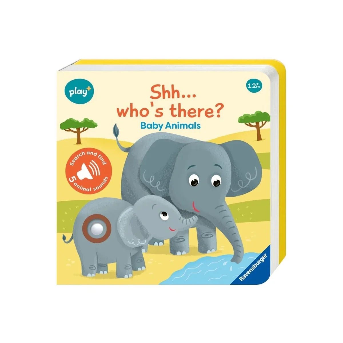 Play+ Shh... Who's there? Baby Animals Book with Sounds | Luxury Home Accessories | Heulog Glow