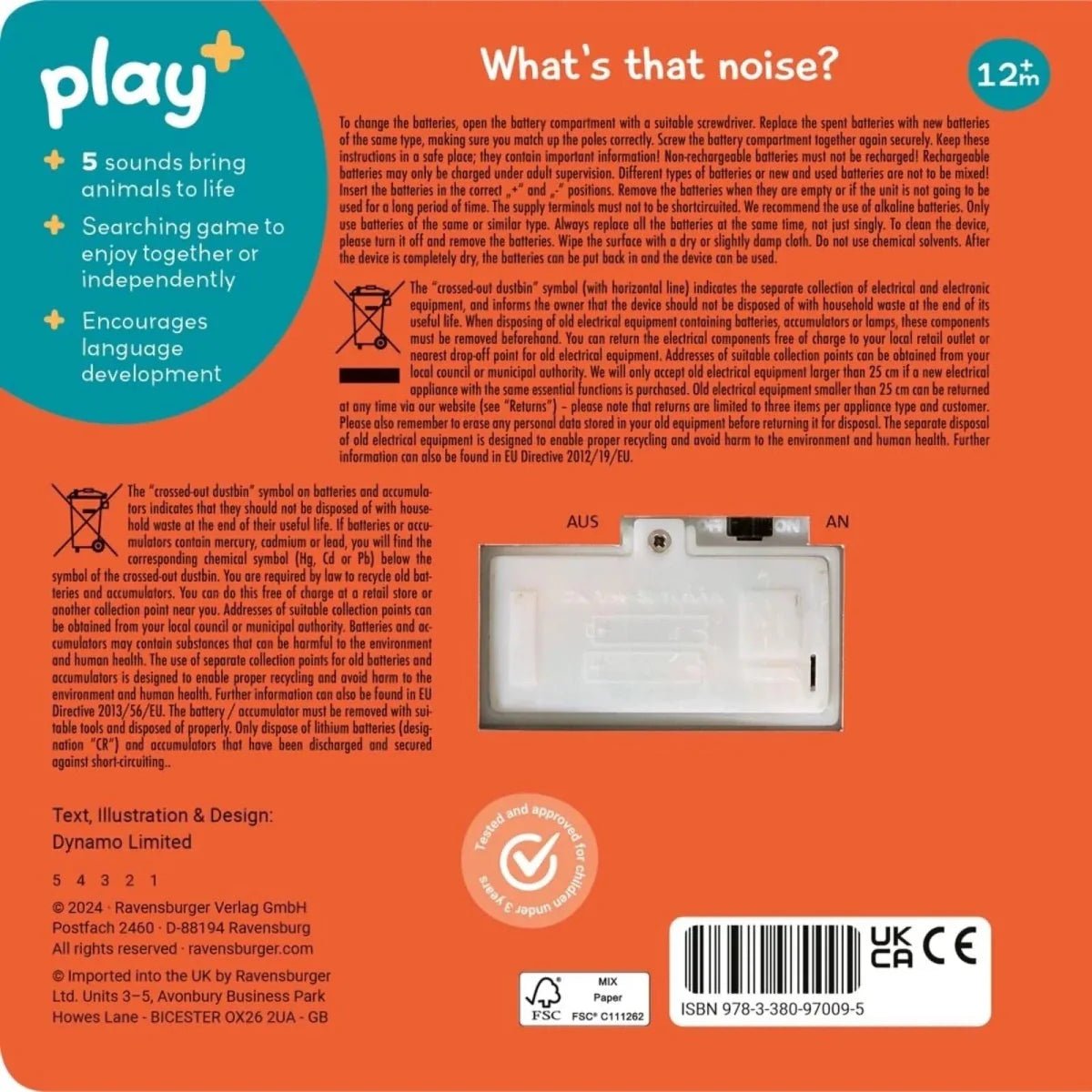 Play+ Shh... Who's there? Baby Animals Book with Sounds | Luxury Home Accessories | Heulog Glow