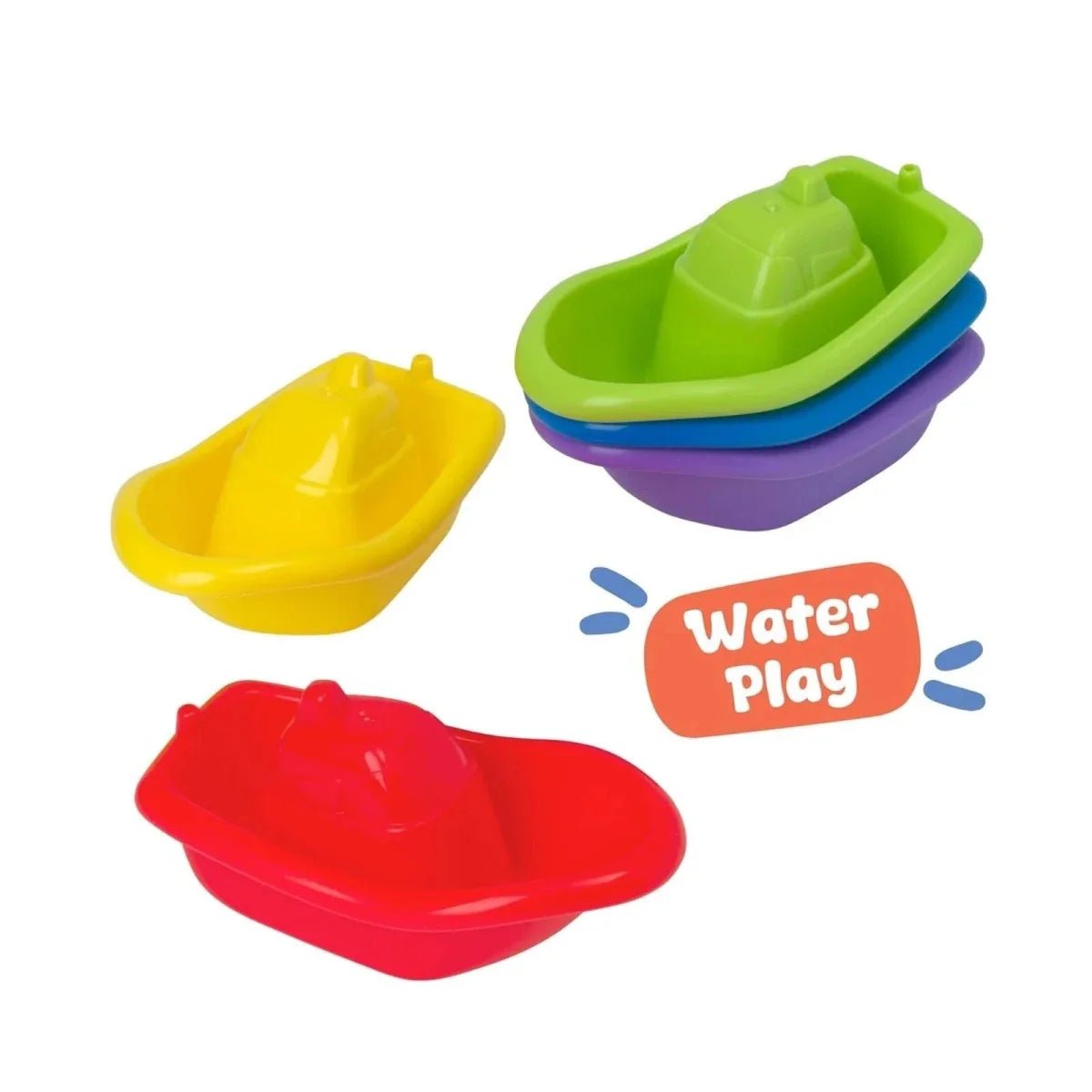 Play Tots Bath Stacking Boats | Luxury Home Accessories | Heulog Glow