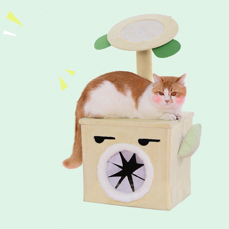 Playable And Sleepy Cat New Product Grinding Claw Toy Scratching Post | Luxury Home Accessories | Heulog Glow