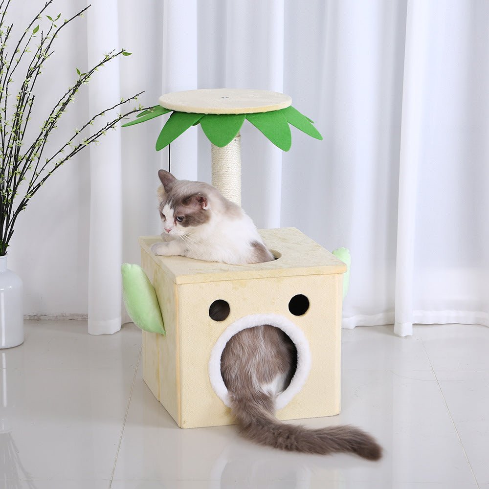 Playable And Sleepy Cat New Product Grinding Claw Toy Scratching Post | Luxury Home Accessories | Heulog Glow