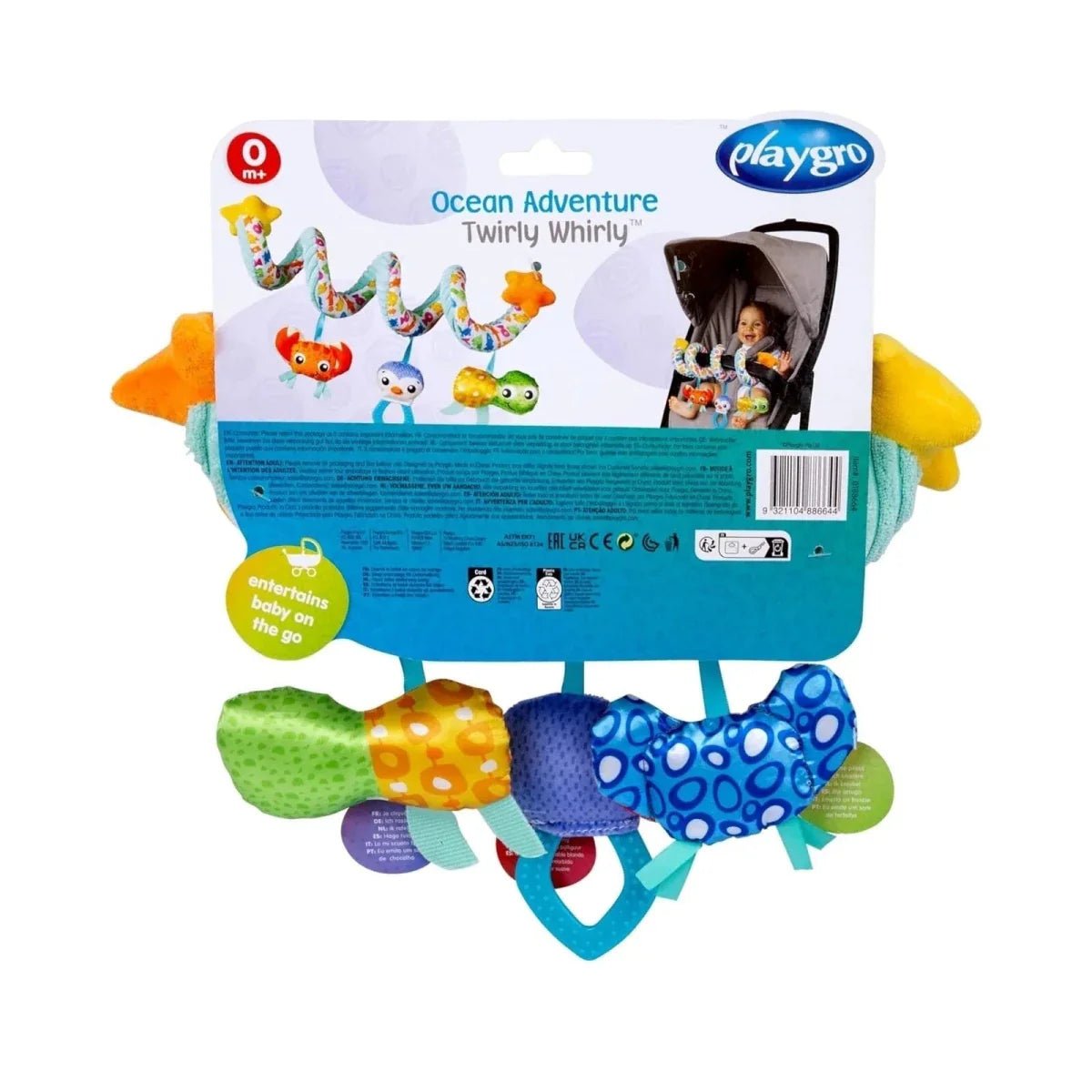 Playgro Ocean Adventure Twirly Whirly | Luxury Home Accessories | Heulog Glow