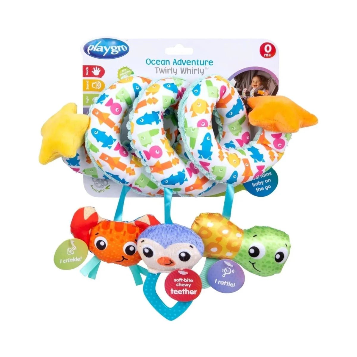 Playgro Ocean Adventure Twirly Whirly | Luxury Home Accessories | Heulog Glow